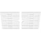 Ekena Millwork Beaux Architectural Grde PVC Ceiling Medallion, 34"W x 22 5/8"H x 3"ID x 11 3/4"C x 1"P, Two-Piece CMP34X22BX2-03000 - alternate 4